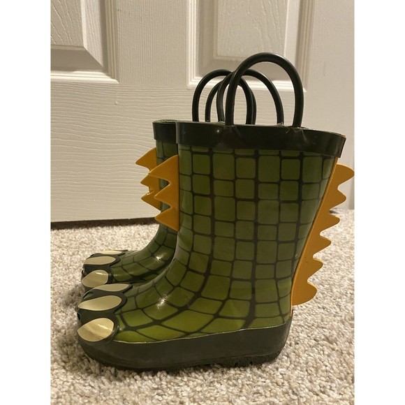 Toddler Monster Rain Boots Size S 5/6 - Cat & Jack - Picture 2 of 4